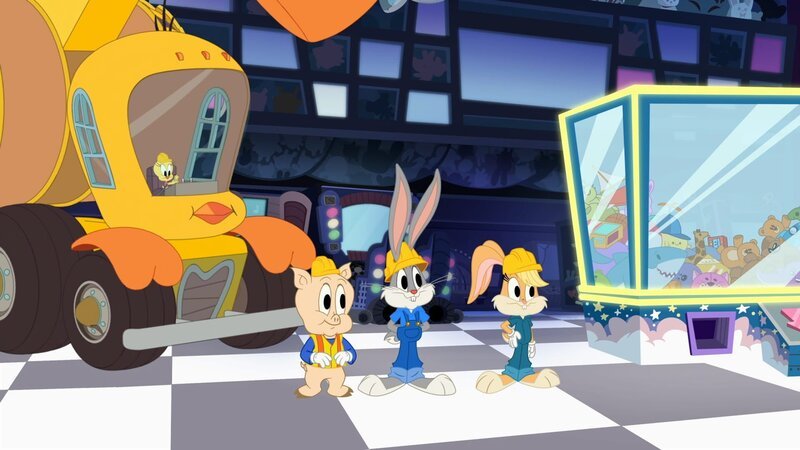 v.li.: Tweety, Porky Pig, Bugs Bunny, Lola Bunny – Bild: Bugs Bunny Builders and all related characters and elements are trademarks of and © Warner Bros. Entertainment Inc. /​ for show promotional use only