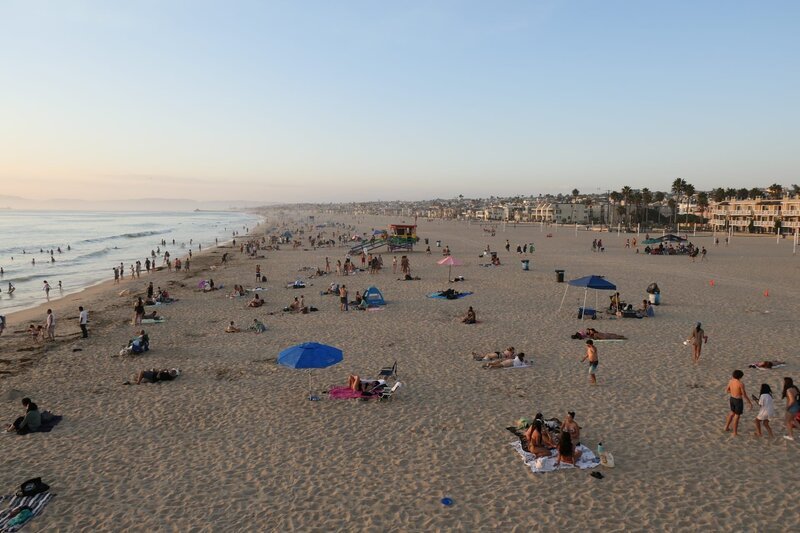 Die Küste Los Angeles erstreckt sich über mehr als 100 Kilometer. – Bild: Lukas Hoffmann /​ WDR /​ WDR/​Lukas Hoffmann