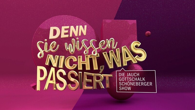 Denn sie wissen nicht, was passiert – Die Jauch-Gottschalk-Schöneberger-Show – Bild: RTL