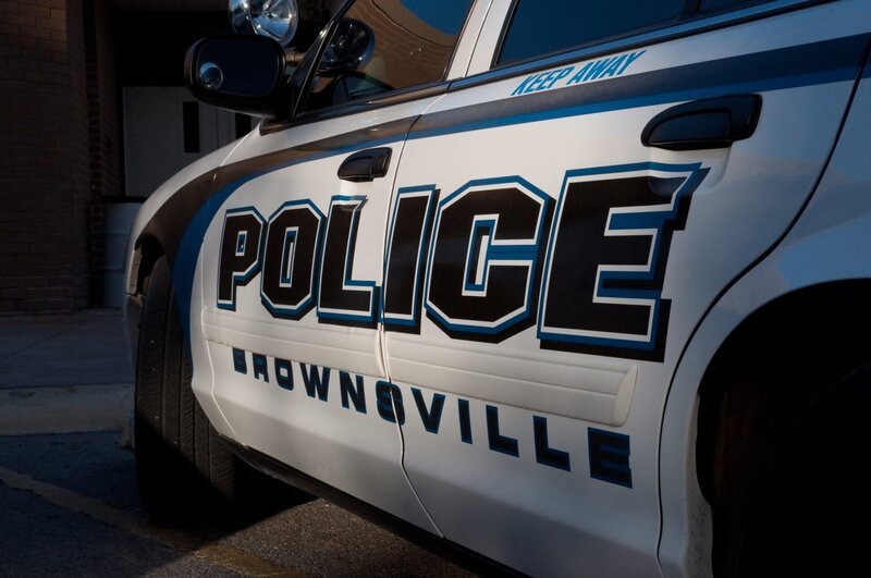Brownsville, Texas, USA: A Brownsville police vehicle reporting to a call. – Bild: NGT /​ Kevin Cunningham Lizenzbild frei