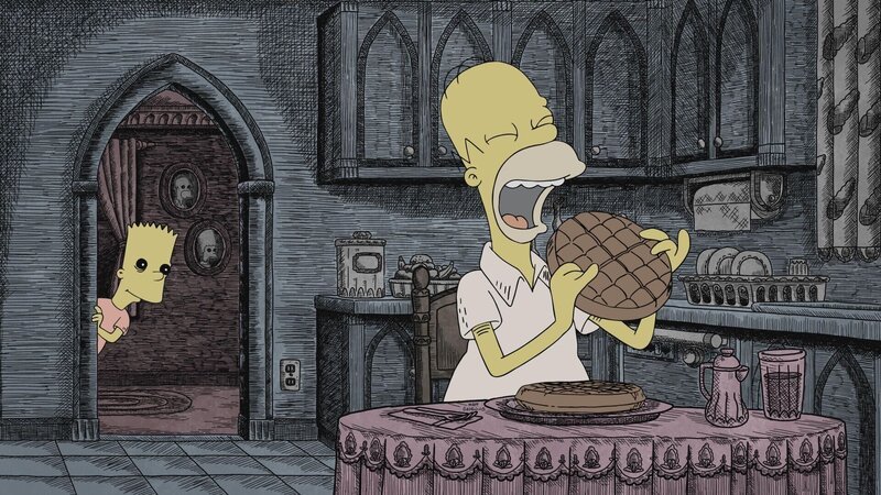 Bart (l.); Homer (r.) – Bild: 2021–2022 20th Television. Lizenzbild frei