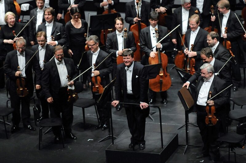 Christian Thielemann, Staatskapelle Dresden. – Bild: ORF/​ORF III/​Matthias Creutziger