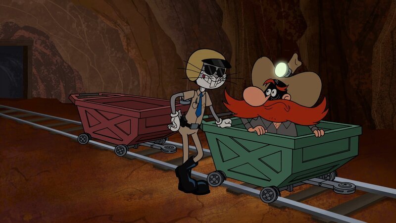 v.li.: Bugs Bunny, Yosemite Sam – Bild: Warner Bros. Animation /​ for show promotional use only