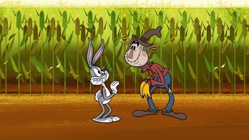 v.li.: Bugs Bunny, Scarecrow – Bild: Warner Bros. Animation /​ for show promotional use only