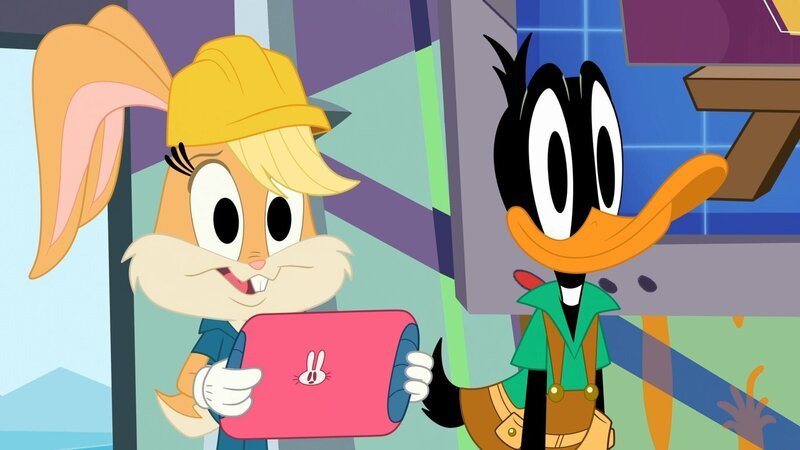 v.li.: Lola Bunny, Daffy Duck – Bild: Bugs Bunny Builders and all related characters and elements are trademarks of and © Warner Bros. Entertainment Inc. /​ for show promotional use only