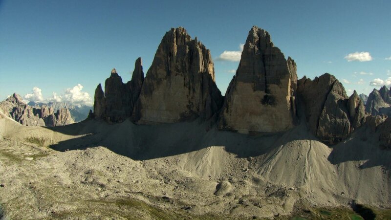 Drei Zinnen, Südtirol, Dolomiten. – Bild: Bergblick