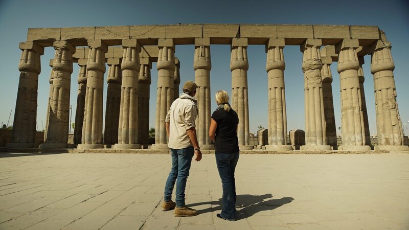 Ägypten – Archäologen, John Ward und Maria Nilsson. – Bild: Nicholas Frend /​ Windfall Films/​Nicholas Frend /​ Windfall Films