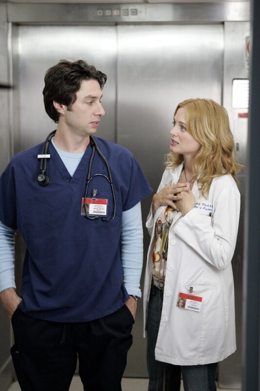 Zach Braff (John ‚J.D.‘ Dorian), Heather Graham (Dr. Molly Clock). – Bild: ORF/​Disney