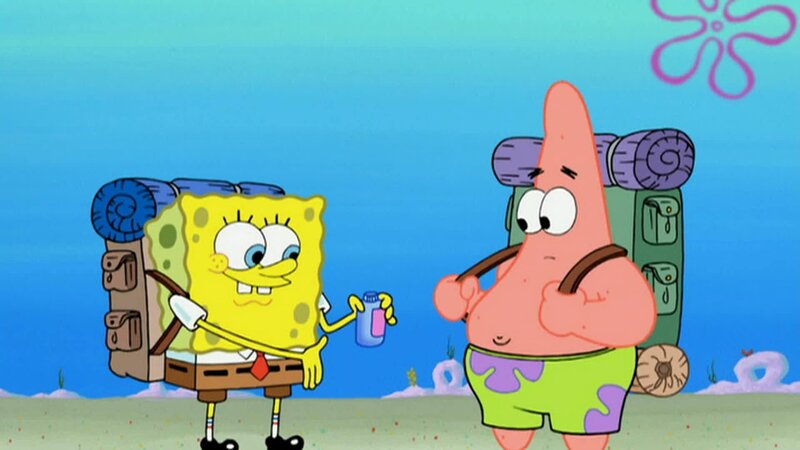 L-R: SpongeBob, Patrick – Bild: ANNÉE Viacom International Inc. Tous droits réservés. Nickelodeon, Bob l’éponge et tous les autres titres, logos et personnages qui y sont associés sont des marques de commerce de Viacom International inc. Créé par Stephen Hillenburg.