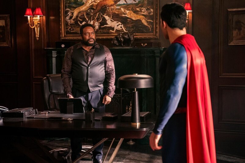 Bruno Mannheim (Chad L. Coleman, l.); Superman (Tyler Hoechlin, r.) – Bild: 2022 The CW Network, LLC. All Rights Reserved. /​ Colin Bentley Lizenzbild frei