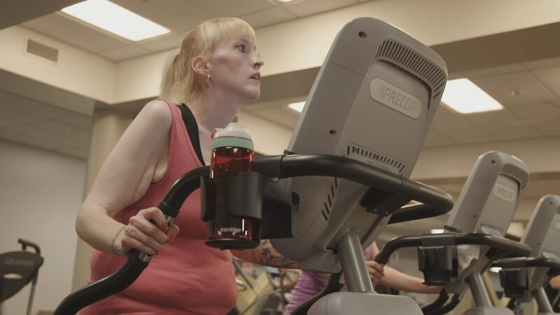 Megan works out. – Bild: TLC /​ Discovery Communications