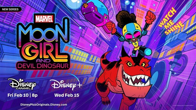 Marvel’s Moon Girl and Devil Dinosaur Key Art – Horizontal – Bild:  Disney Channel