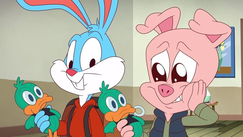 v.li.: Buster Bunny, Hamton J. Pig – Bild: HBO MAX