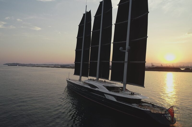 Die Black Pearl, die größte Segelyacht der Welt – Bild: TwoFour Broadcast