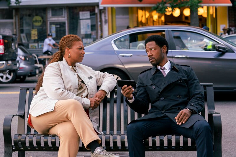 (l-r) Queen Latifah as Robyn McCall and Tory Kittles as Detective Marcus Dante – Bild: Jeong Park/​CBS/​Universal Television /​ © 2021 CBS Broadcasting Inc. All Rights Reserved