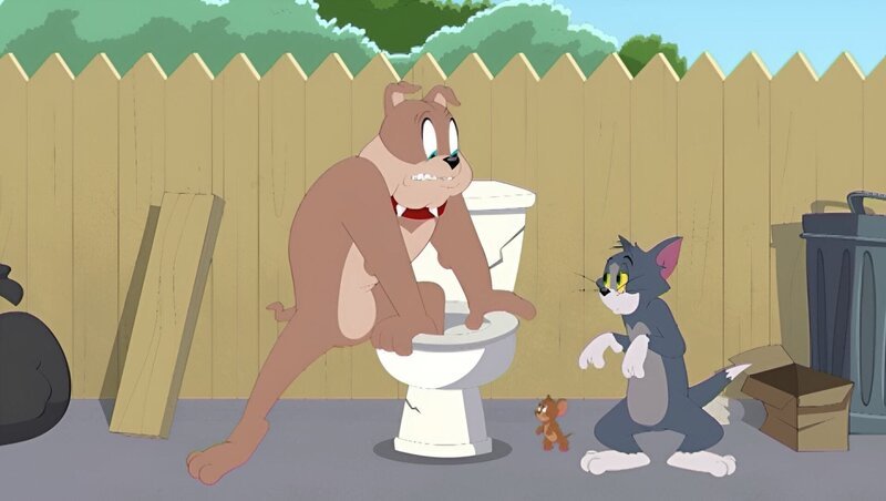 v.li.: Spike, Jerry, Tom – Bild: Warner Bros. All rights reserved