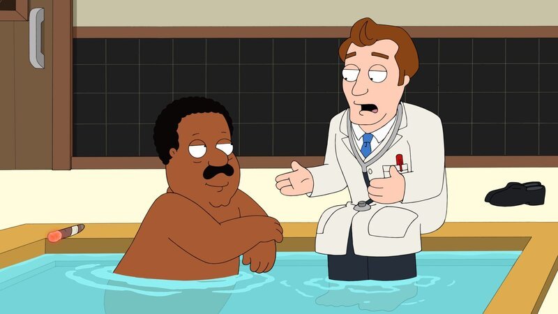 Cleveland möchte mit Dr. Fist befreundet sein, aber er erfährt etwas über seine dunkle Vergangenheit. – Bild: FOX BROADCASTING