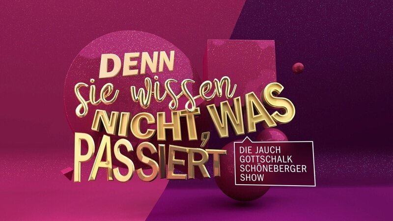 Denn sie wissen nicht, was passiert – Die Jauch-Gottschalk-Schöneberger-Show – Bild: RTL