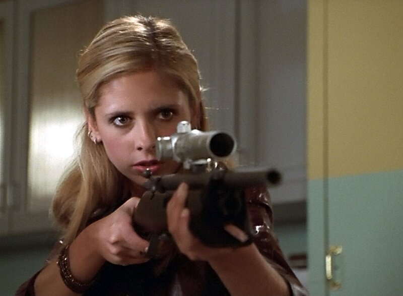 Mit ihr sollte man sich besser nicht anlegen: Vampirjägerin Buffy (Sarah Michelle Gellar) – Bild: port.hu