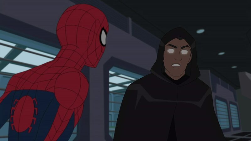 L-R: Spider-Man, Cloak – Bild: Disney