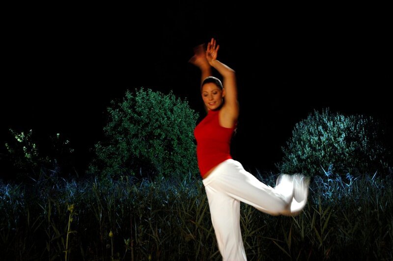 Mit den Dance Workouts wird der gesamte Körper von Kopf bis Fuß trainiert. Die acht Folgen haben unterschiedliche Schwierigkeitsstufen und verschiedene tänzerische Stilrichtungen: von der klassischen Dance-Aerobic über sexy Latino bis hin zu erdigen Afro-Kombinationen und hippen Funk-Moves. – Bild: PSE Film + Video GmbH /​ BR