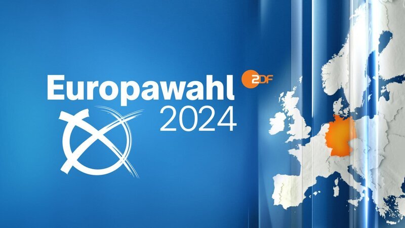 Logo „Europawahl 2024“ – Bild: ZDF und Brand New Media./​Brand New Media