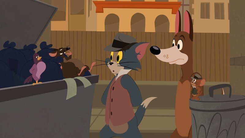 Tom (m.), Dutch (2.v.r.), Jerry (r.) – Bild: Courtesy of Warner Brothers