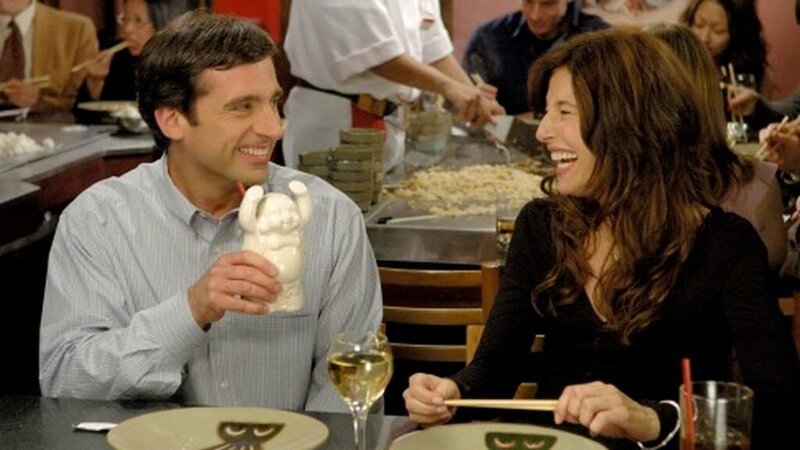 L-R: Andy (Steve Carell) und Trish (Catherine Keener) – Bild: Photo Credit: Suzanne Hanover. /​ Copyright: © 2005 Universal Studios. ALL RIGHTS RESERVED.