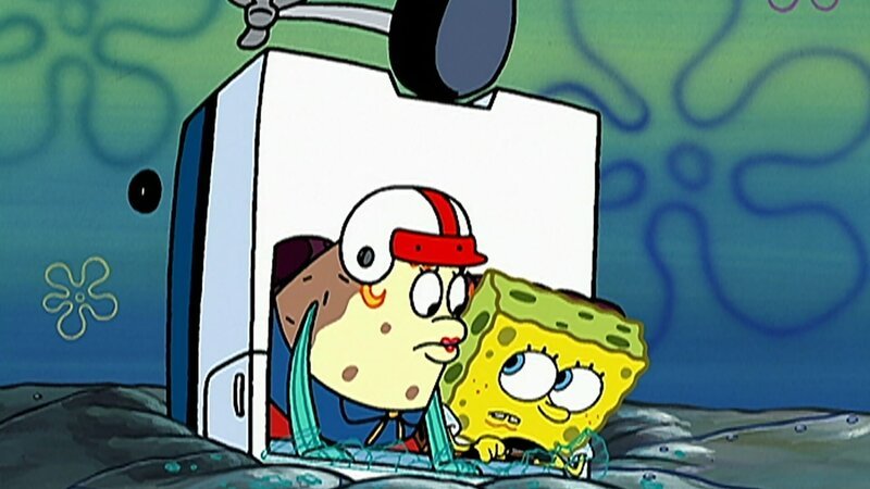 L-R: Mrs. Puff, SpongeBob – Bild: ViacomCBS
