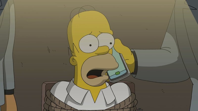 Völlig in Panik versucht Homer, seine Frau zu überzeugen, mit dem Betrug aufzuhören. Doch dann passiert etwas unerwartetes … – Bild: 2014 Twentieth Century Fox Film Corporation. All rights reserved. Lizenzbild frei