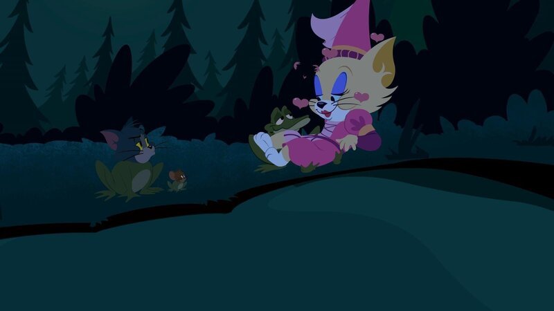 v.li.: Tom, Jerry, Bullfrog, Toodles – Bild: Courtesy of Warner Brothers
