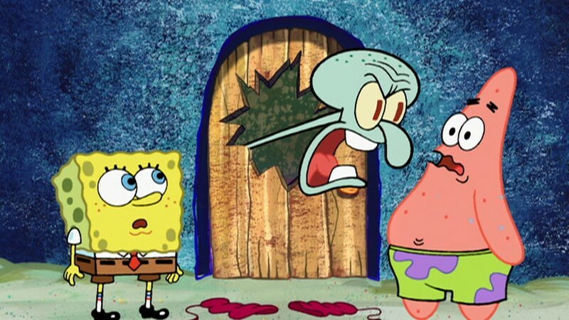L-R: SpongeBob, Squidward, Patrick – Bild: ViacomCBS