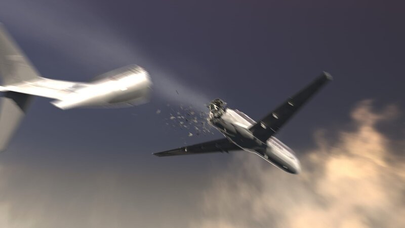 Am 27. Juni 1980 explodiert der Flug Itavia 870 über dem Mittelmeer. (synthetisches Bild) – Bild: PLURIMEDIA (Cineflix International Media)