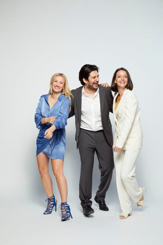 V.l.: Ania Niedieck, Francisco Medina, Kaja Schmidt-Tychsen +++ – Bild: RTL /​ Bernd Jaworek