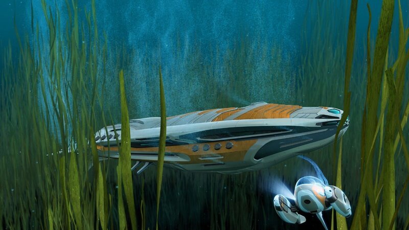 Das U-Boot der Nektons sinkt immer tiefer in die Nähe des Meeresgrundes. – Bild: 2015 Hydrologic Productions In