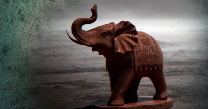 Zur Verteidigung seines Reiches setzte der indische König Poros 200 Elefanten als lebende Waffen ein. Die ungenügende Ausbildung der Elefanten wird fatale Folgen für die eigenen Soldaten haben. – Bild: ZDF und AdobeStock_615290059