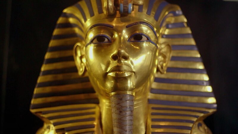 Tutanchamun regierte Ägypten vor über dreitausend Jahren. Als Forschende im Jahr 1922 sein Grab öffneten, blickten sie in die strahlenden Augen seiner goldenen Totenmaske. – Bild: N24 Doku