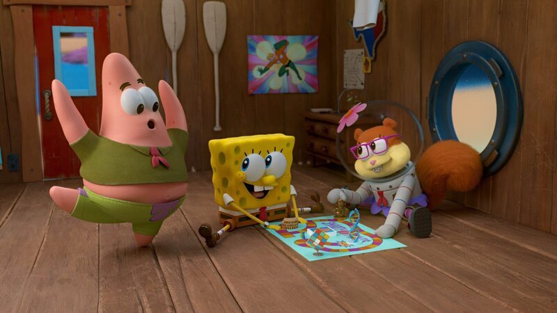 v.li.: Patrick, SpongeBob, Sandy – Bild: Paramount