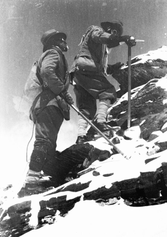 Edward F. Norton und George Leigh Mallory bei der britischen Mount-Everest-Expedition 1922. – Bild: ZDF und Getty Images./​Getty Images