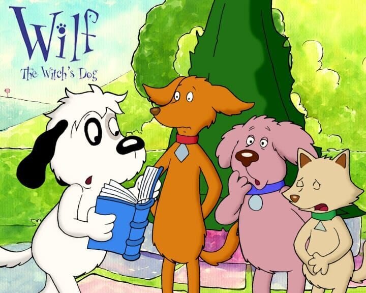 Beginn der Serie: Wilf, der Hexenhund „Das Gelee Monster“. – Bild: TV RiK