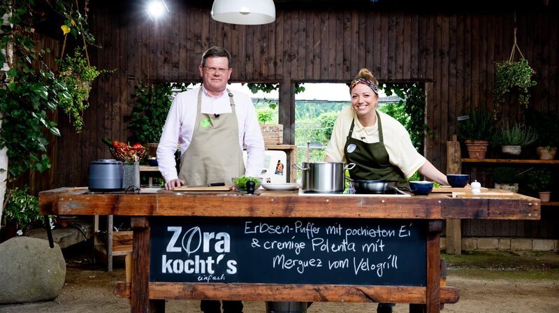 Mathias Kayser, Caterer, ist zu Gast in Zora Klipp’s Gartenküche in Uelzen. ( – Bild: NDR