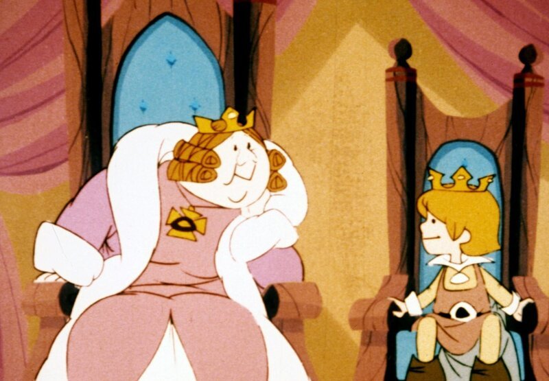Die Königin und der Prinz beraten, wem der erste Preis für die beste Kostümierung zusteht. – Bild: ORF/​Apollo Filmverleih