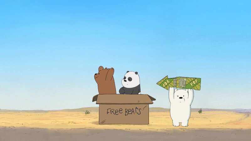L-R: Grizzly „Grizz“ Bear,Panda Bear, Ice Bear – Bild: 2016 CARTOON NETWORK. A TIME WARNER COMPANY. ALL RIGHTS RESERVED.