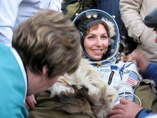 Die Amerikanerin Anousheh Ansari. – Bild: port.hu
