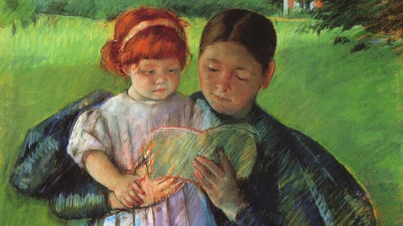 „Nurse reading to a little girl“, Gemälde von Mary Cassatt (1844–1926). – Bild: ORF/​Nikolaus Geyrhalter Filmproduktion/​Mary Cassat