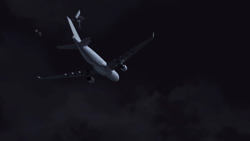 Extreme turbulence can cause a plane to loose wings causing the plane to crash. – Bild: NGC /​ Cineflix /​ NGC /​ 2012 Cineflix