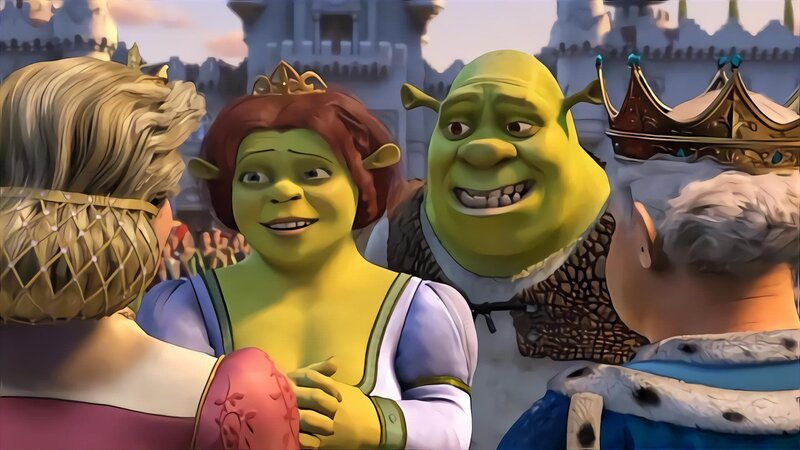 Kurz nach ihrer Hochzeit besuchen Shrek und Fiona das Königreich ihrer Eltern.. – Bild: port.hu