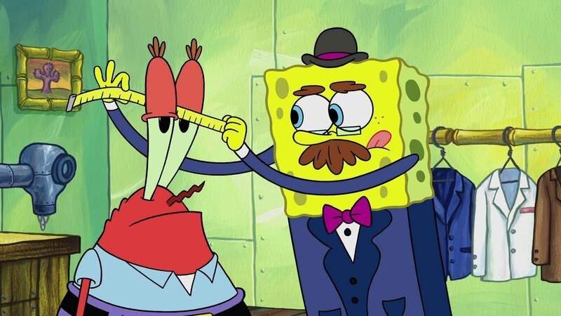 L-R: Mr. Krabs, SpongeBob – Bild: Paramount