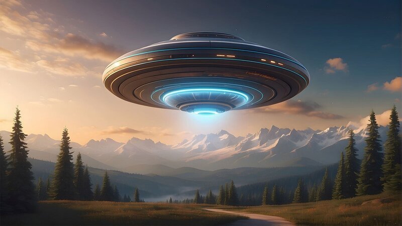 Alien-Raumschiff – Bild: THE HISTORY CHANNEL /​ A+E Networks