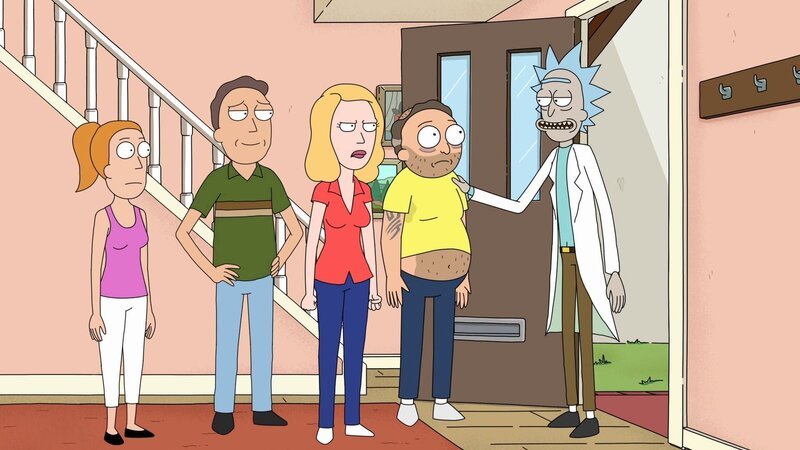 v.li.: Summer, Gerry, Beth, Morty, Rick – Bild: Paramount